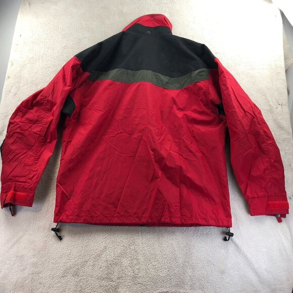 Columbia Mens Jacket Large Red Full Zip Stand Collar Outdoors Hiking Utility - Picture 16 of 16